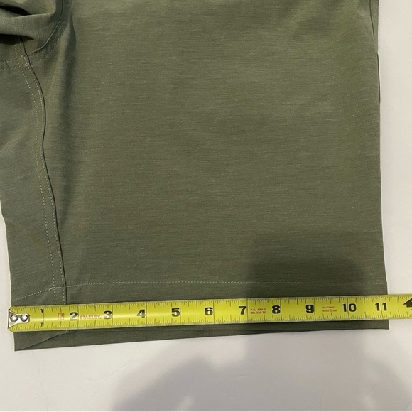 Faherty Men’s 35 Green All Day Drawstring Chino Shorts Casual Outdoor Wear - Picture 7 of 8